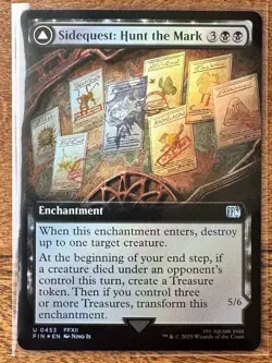 Magic MTG Final Fantasy - Sidequest: Hunt the Mark EXTENDED ART FOIL 0453 - Image 1
