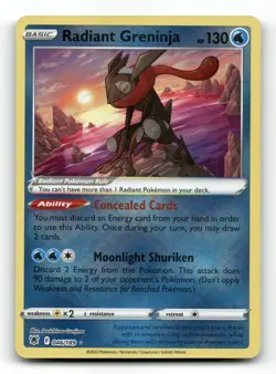 Radiant Greninja 046/189 - Astral Radiance - Pokemon Card NM/M - Image 1