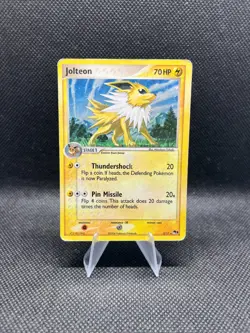 Jolteon 3/17 Rare Holo POP Series 3 Pokemon Card 2006 - Image 1