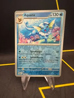 Aquana 134/165 | Pokemon 151 Reverse Holo | deutsch - Image 1