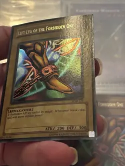 Yugioh Misprint Left Leg Of The Forbidden One Lob Faded Wavy - Image 3