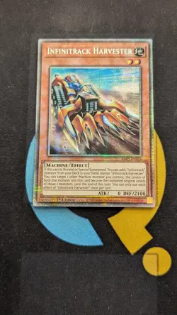 RA05-EN014 Infinitrack Harvester Starlight Rare 1st Ed YuGiOh - Image 1