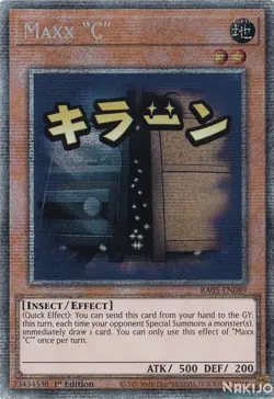 YuGiOh - Maxx "C" - RA05-EN089 - Starlight Rare - 1st Edition - Image 1