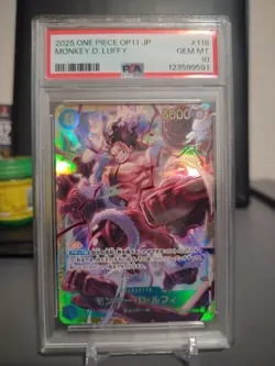 Monkey.D.Luffy (118) OP11-118 A Fist of Divine Speed Foil - Image 1