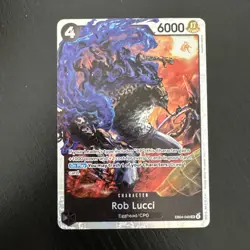 One Piece TCG Adventure on Kami’s Island - Rob Lucci EB04-048 SR - English M/NM - Image 1