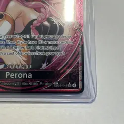 Bandai Perona EB03-045 Extra Booster One Piece Heroines SR SP Foil - Image 4