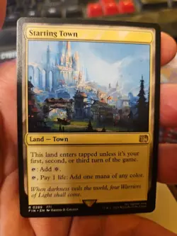 MTG Final Fantasy Starting Town 289 Non Foil - Image 1