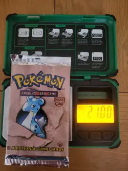 HEAVY 1st Edition Fossil Booster Pack Factory Sealed Pokemon 1999 WOTC 21 Grams - Image 4