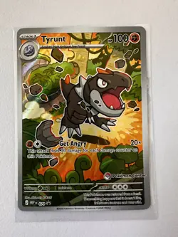 Pokemon TCG - Perfect Order ETB Promo - Tyrunt IR 070 Pokemon Center Stamped - Image 1