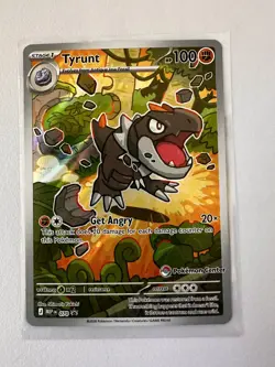 Pokemon TCG - Perfect Order ETB Promo - Tyrunt IR 070 Pokemon Center Stamped - Image 1
