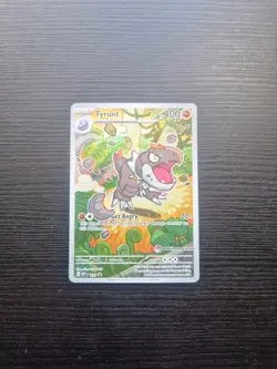 Pokemon TCG Perfect Order Pokemon Center Stamped Tyrunt MEP 070 ETB Promo - Image 1