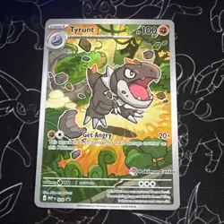 Pokemon TCG - Perfect Order ETB Promo - Tyrunt IR 070 Pokemon Center Stamped - Image 1