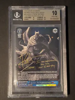 BGS 10 Weiss Schwarz Batman: The Prophesied Ninja (SP) BNJ/SX01-T17SP SP - Image 1