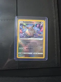 Pokemon TCG - Radiant Eevee SWSH230 Promo Card - Pokemon Go - NM - Image 1