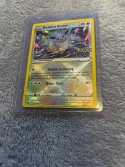 Radiant Eevee SWSH230 Black Star Promo - Pokemon TCG GO - English NM - Image 1
