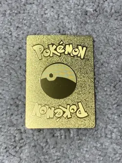Pikachu & Zekrom GX HP240 Full Blitz Gold Foil Fan Art Card - Image 2