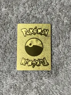 Pikachu & Zekrom GX HP240 Full Blitz Rainbow Gold Foil Fan Art Card - Image 2