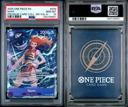2025 ONE PIECE PREMIUM CARD COLLECTION BEST SELECTION VOL.4 070 NAMI PSA 10 - Image 3