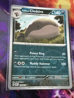 Paldean Clodsire - 128/197 - Reverse Holo - Obsidian Flames - NM/M Pokemon Card - Image 1