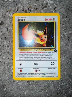 Pokemon TCG Cards Eevee 11 WOTC Black Star Promo Holo - Image 3