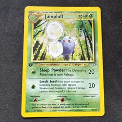 ⭐ Pokemon Cards Jumpluff 7/111 1st Edition Holo Neo Genesis Holo Rare ⭐ - Image 1