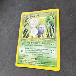 ⭐ Pokemon Cards Jumpluff 7/111 1st Edition Holo Neo Genesis Holo Rare ⭐ - Image 4