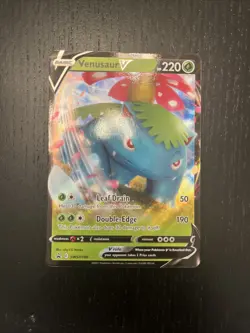 Pokemon Venusaur V SWSH100 Promo Full Art Holo Card 220 HP Sword & Shield - Image 1