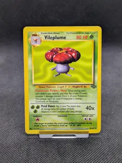 Vileplume 31/64 Non Holo Jungle Set Rare Pokemon Card WOTC LP-NM - Image 1