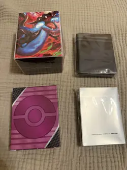 Pokemon Card sleeves Van Gogh Charizard Cynthia Acerola Sylveon Bidoof Eevee Lot - Image 5