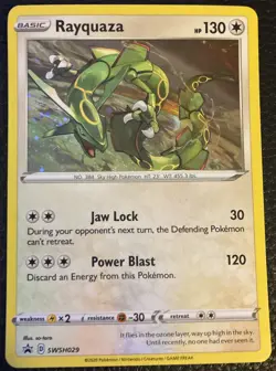 Rayquaza - Promo SWSH: Sword & Shield Promo Cards SWSH029 W/ Holobleed NM - Image 1
