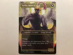 MTG Final Fantasy KEFKA, COURT MAGE Borderless Surge Foil NM (0126) Graded Power - Image 2