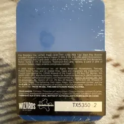 Magic The Gathering Teenage Mutant Ninja Turtles Tin 3 Boosters Leonardo SEALED - Image 2