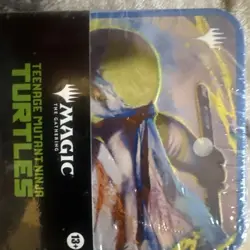 Magic The Gathering Teenage Mutant Ninja Turtles Tin 3 Boosters Leonardo SEALED - Image 4
