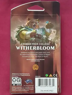 Magic The Gathering STRIXHAVEN SCHOOL OF MAGES WITHERBLOOM THEME BOOSTER MTG - Image 2