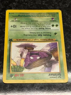 Grimer 57/82 Team Rocket Regular Common LP+/NM- Vintage Pokemon Card 2000 - Image 3
