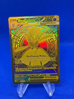 Pokemon ME01: Mega Evolution Mega Gardevoir ex 187/132 Gold Mega Hyper Rare NM - Image 1