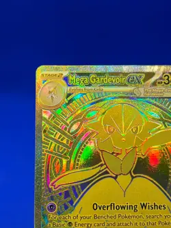 Pokemon ME01: Mega Evolution Mega Gardevoir ex 187/132 Gold Mega Hyper Rare NM - Image 4