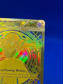Pokemon ME01: Mega Evolution Mega Gardevoir ex 187/132 Gold Mega Hyper Rare NM - Image 5