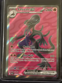 Pokemon Salazzle EX Stage 1 Ultra Rare Holo POR 101/088 HP 260 Fire TCG 2016 - Image 1