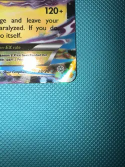 Mega Ampharos EX 28/98 Pokemon Ancient Origins Ultra Holo Rare TCG - Image 5