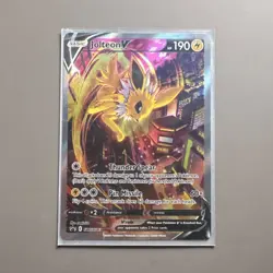 Pokemon Jolteon V Full Art Promo Holo SWSH183 Sword & Shield 190 HP Card - Image 1