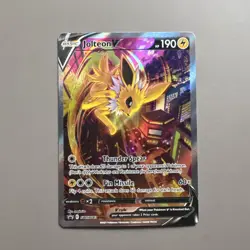 Pokemon Jolteon V Full Art Promo Holo SWSH183 Sword & Shield 190 HP Card - Image 2