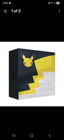 Pokemon Center Celebrations 25th Anniversary ETB - Factory Sealed - Image 1