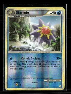 Pokemon 2010 HeartGold & SoulSilver Starmie #53/123 Reverse Holo - Image 1