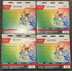 Pokemon First Partner Illustration Collection Series 1 Box Lot of 4 Sealed - Image 2