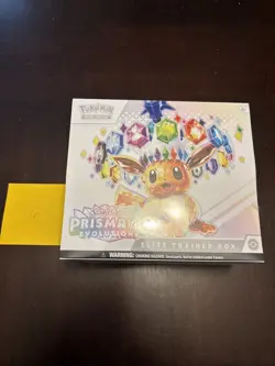Pokemon TCG Scarlet & Violet Prismatic Evolutions Elite Trainer Box - Minor Tear - Image 1