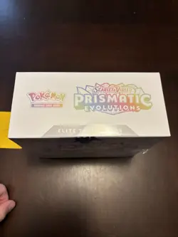 Pokemon TCG Scarlet & Violet Prismatic Evolutions Elite Trainer Box - Minor Tear - Image 5