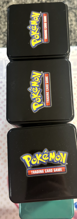 11 Pokemon Empty Stacking Tin Gengar Pikachu Paradox NO PACKS Type Display - Image 2