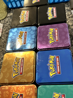 11 Pokemon Empty Stacking Tin Gengar Pikachu Paradox NO PACKS Type Display - Image 4