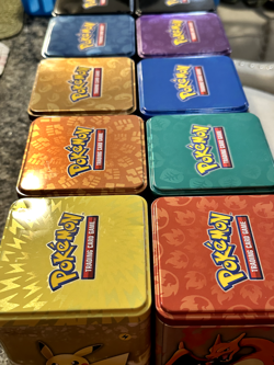 11 Pokemon Empty Stacking Tin Gengar Pikachu Paradox NO PACKS Type Display - Image 5